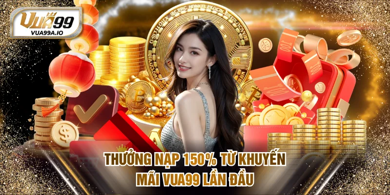 Thưởng nạp 150% từ khuyến mãi VUA99 lần đầu