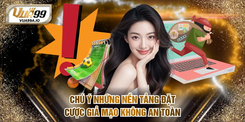 Chú ý những nền tảng đặt cược giả mạo không an toàn
